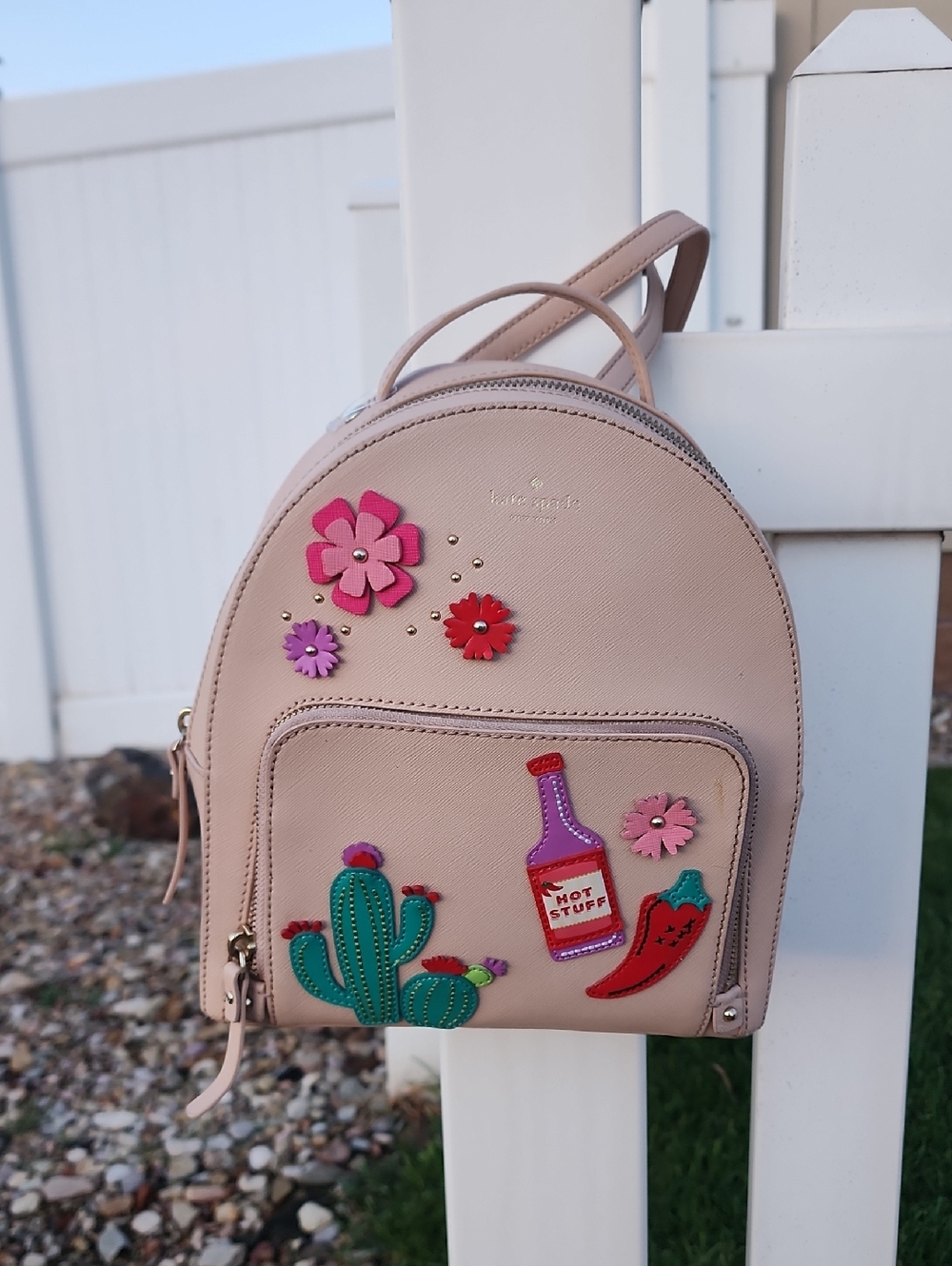 Kate Spade New York Cactus Tommi Cashew Hot Stuff Backpack NWOT $329 MSRP